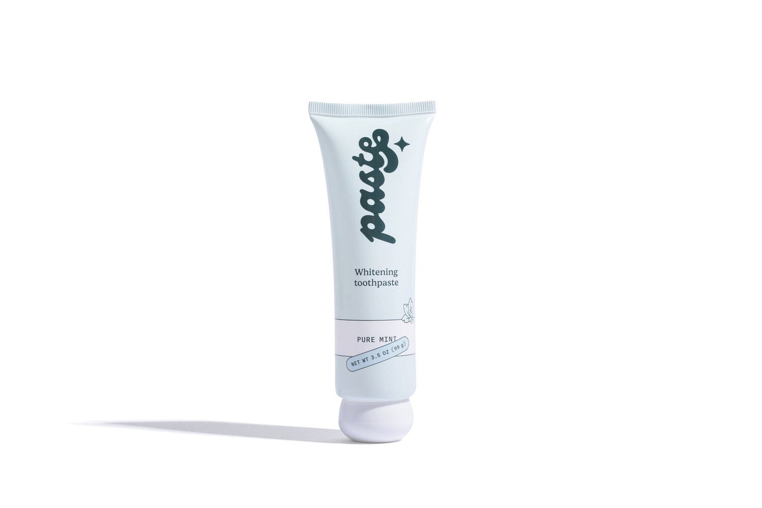 Paste Whitening Toothpaste, enamel-safe Pure Mint formula for daily stain removal.