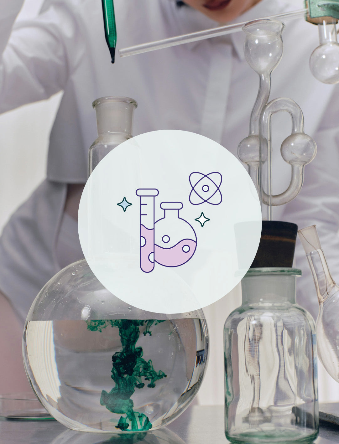 <p>We work with chemists who have a deep understanding of the safety and efficiency associated with our ingredients.</p>